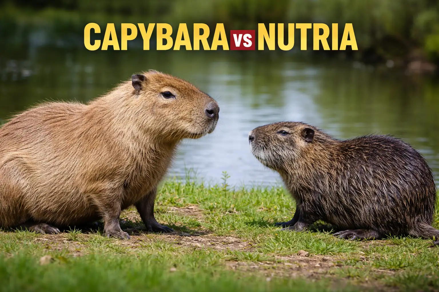 Capybara Vs Nutria