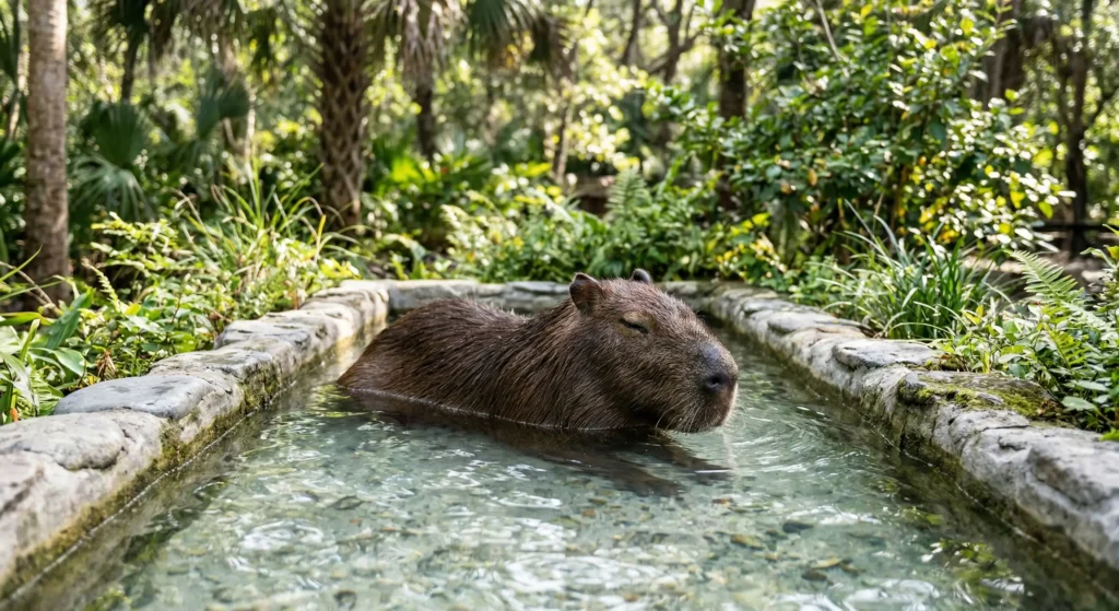 water importance in capybara life