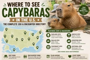 Where to See Capybaras in the U.S.: The Complete Zoo & Encounter Directory