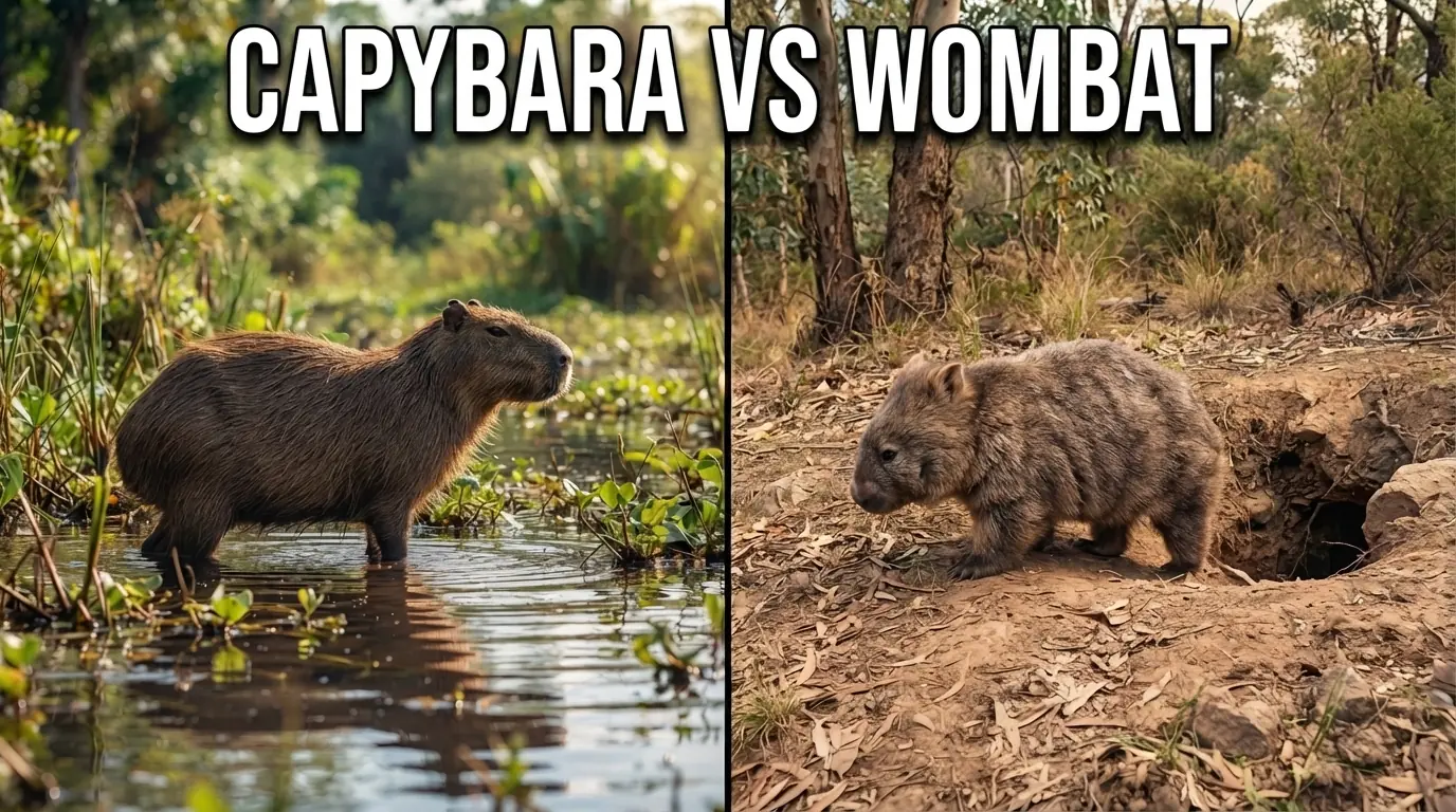 capybara vs wombat detailed guide