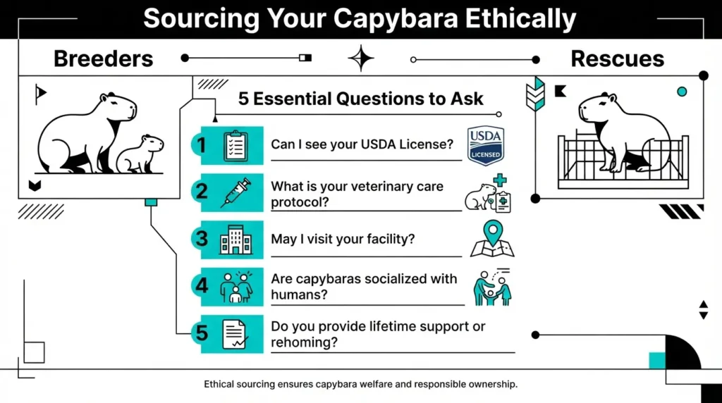 capybara sourcing questions to provider