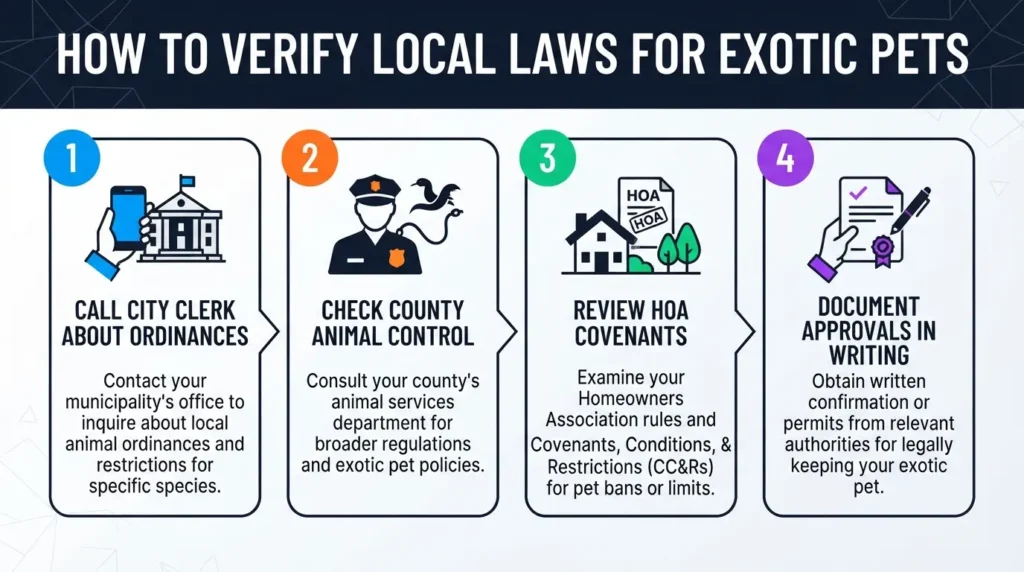 Verify local exotic pet laws michigan