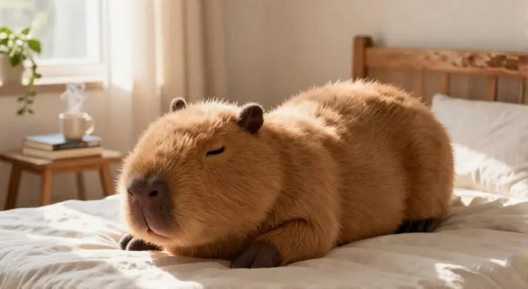 Big Capybara Body Pillow Size