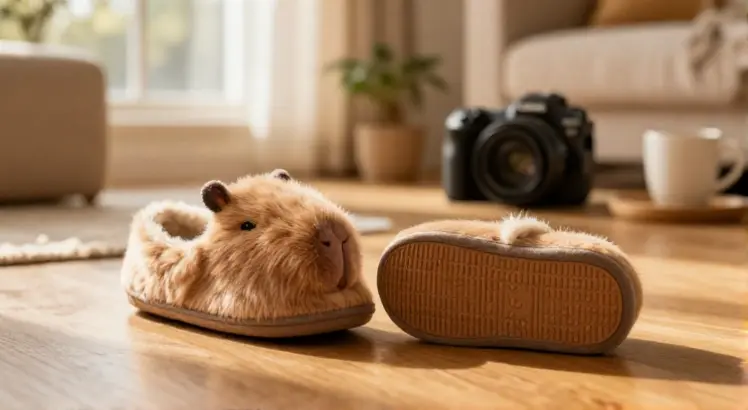 are capybara house slippers non slip