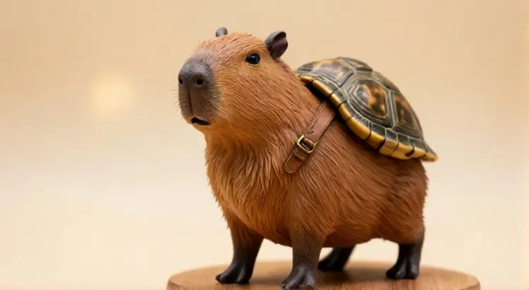 best Capybara With Turtle Backpack