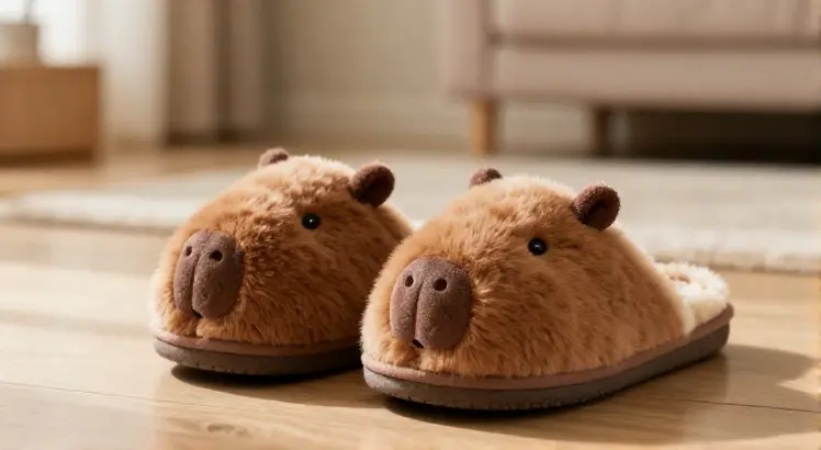 best capybara house slippers