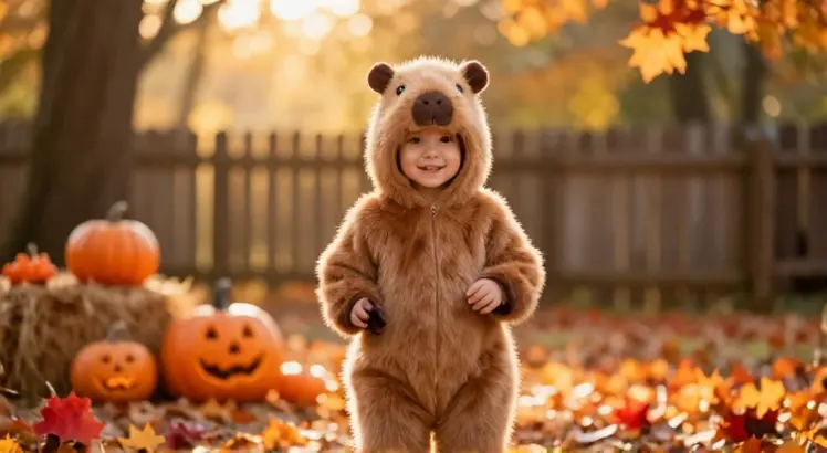 child capybara halloween costume