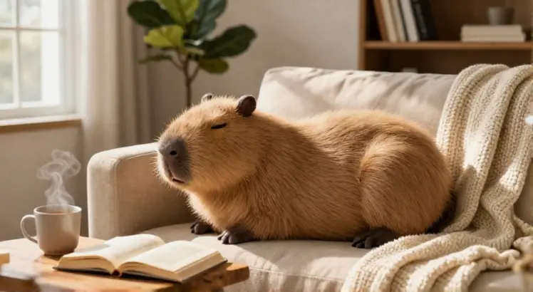 pillow capybara plush large